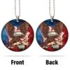 Eagle Ornament Custom US Flag Car Interior Accessories