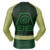 Hooktab Earthbender Avatar Long Sleeve Rash Guard Compression Shirt Cosplay Anime Gym Shirt