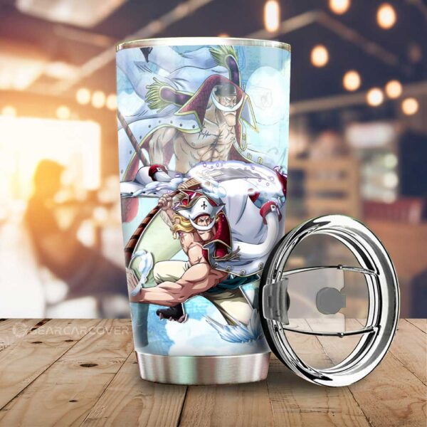 Edward Newgate Stainless Steel Anime Tumbler Cup Custom One Piece Map For Anime Fans