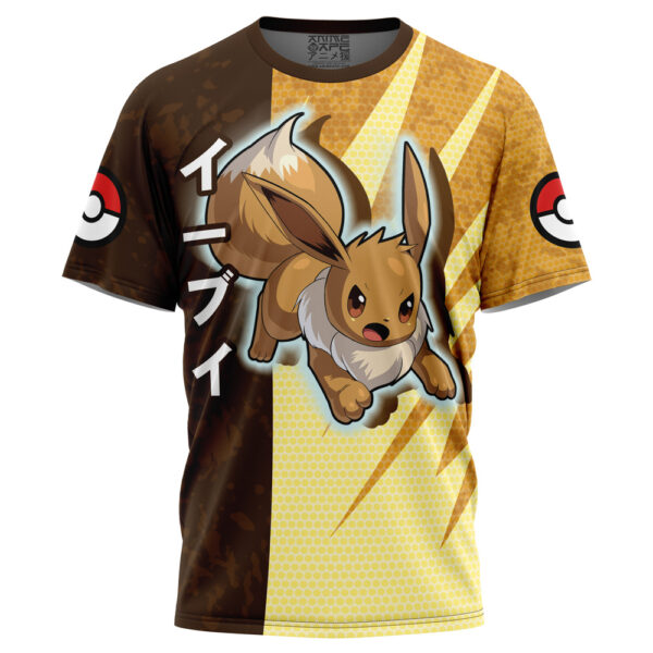Hooktab Eevee Attack Pokemon Shirt Anime T-Shirt