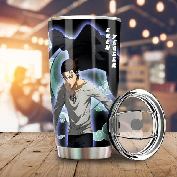 Eren Yeager Stainless Steel Anime Tumbler Cup Custom Attack On Titan Anime
