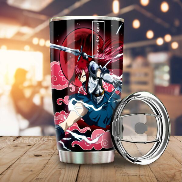 Erza Scarlet Stainless Steel Anime Tumbler Cup Custom Fairy Tail Anime