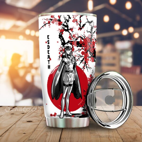 Esdeath Stainless Steel Anime Tumbler Cup Custom Akame Ga Kill Anime