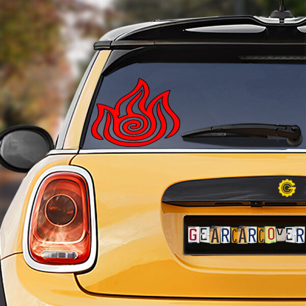 Fire Car Sticker Custom Avatar The Last Airbender Anime