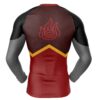 Hooktab Firebenders Avatar Long Sleeve Rash Guard Compression Shirt Cosplay Anime Gym Shirt