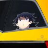 Funny Giyuu Face Car Sticker Custom Demon Slayer Anime Car Accessories