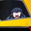 Funny Inosuke Face Car Sticker Custom Demon Slayer Anime Car Accessories