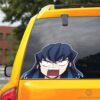 Funny Inosuke Face Car Sticker Custom Demon Slayer Anime Car Accessories