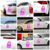 Funny Princess Bubblegum Car Sticker Custom Adventure Time