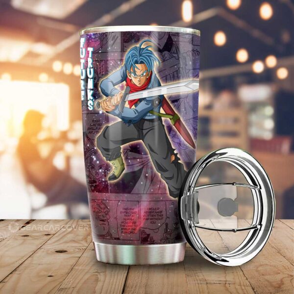 Future Trunks Stainless Steel Anime Tumbler Cup Custom Dragon Ball Anime Manga Galaxy Style