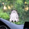 Ghost Kitty Halloween Ornament Custom Car Accessories