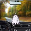 Ghost Kitty Halloween Ornament Custom Car Accessories