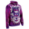 Hooktab Trippy Ghostly Evolution Ghastly Haunter Gengar Pokemon Anime Hoodie