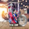 Goku And Chichi Stainless Steel Anime Tumbler Cup Custom Dragon Ball Anime Galaxy Style