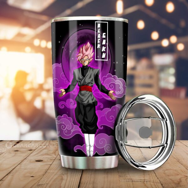 Goku Black Rose Stainless Steel Anime Tumbler Cup Custom Anime Dragon Ball
