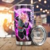 Goku Black Rose Stainless Steel Anime Tumbler Cup Custom Dragon Ball Anime Galaxy Style