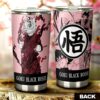 Goku Black Rose Stainless Steel Anime Tumbler Cup Custom Dragon Ball Anime Manga Color Style