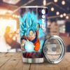 Goku Blue Stainless Steel Anime Tumbler Cup Custom Dragon Ball Anime Galaxy Style