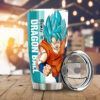 Goku Blue Stainless Steel Anime Tumbler Cup Custom Dragon Ball For Anime Fans