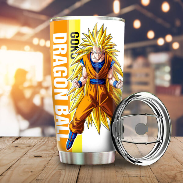 Goku SSJ Stainless Steel Anime Tumbler Cup Custom Dragon Ball For Anime Fans