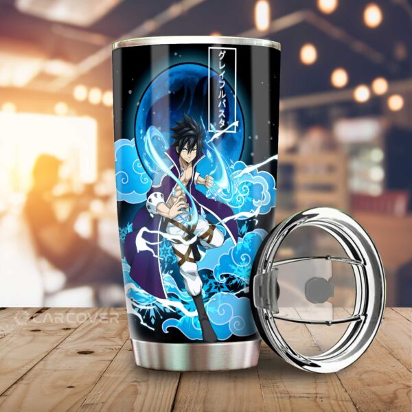 Gray Stainless Steel Anime Tumbler Cup Custom Anime Fairy Tail