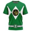 Hooktab Green Ranger Mighty Morphin Power Rangers Anime T-Shirt