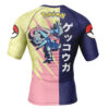 Hooktab Greninja Attack Pokemon Short Sleeve Rash Guard Compression Shirt Cosplay Anime Gym Shirt