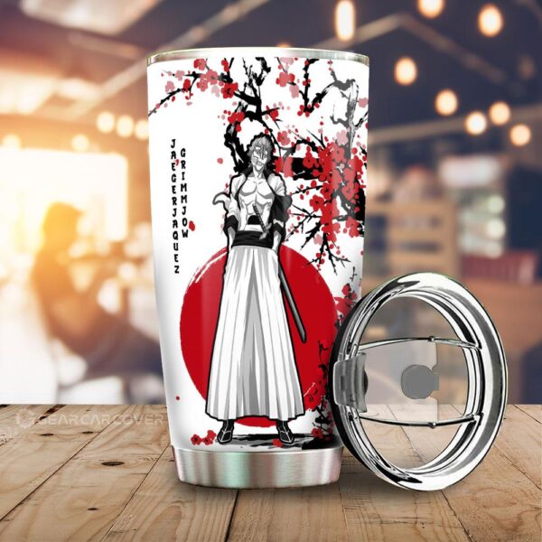Grimmjow Jaegerjaquez Stainless Steel Anime Tumbler Cup Custom Japan Style Anime Bleach