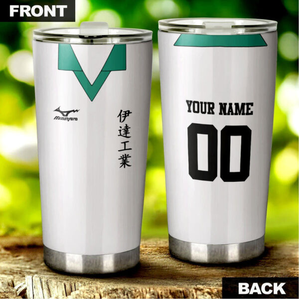 Haikyuu Date Tech High Personalized Stainless Steel Anime Tumbler Cup