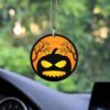 Halloween Creepy Pumpkin Ornament Custom Car Accessories