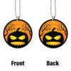 Halloween Creepy Pumpkin Ornament Custom Car Accessories