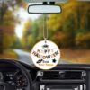 Happy Halloween Personalized Ornament Custom Name Car Interior Accessories