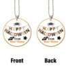 Happy Halloween Personalized Ornament Custom Name Car Interior Accessories