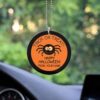 Happy Halloween Spider Trick Or Treat Ornament Custom Name Car Interior Accessories