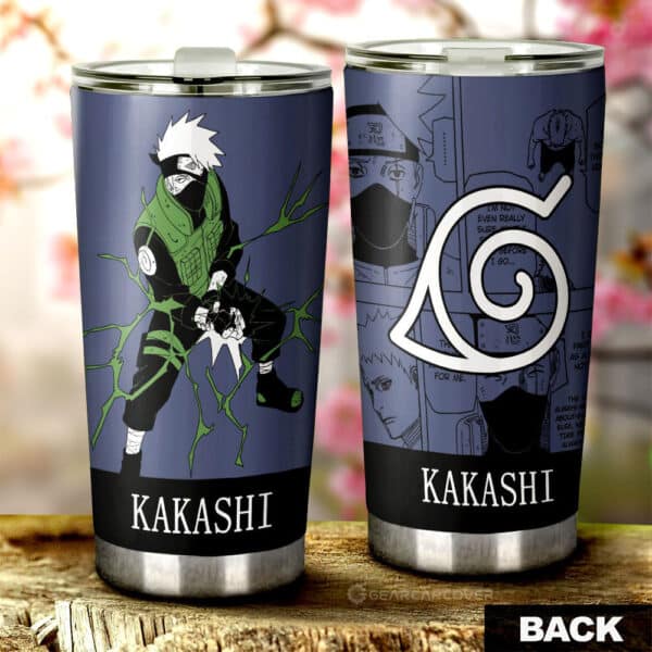 Hatake Kakashi Stainless Steel Anime Tumbler Cup Custom Anime Manga Color Style