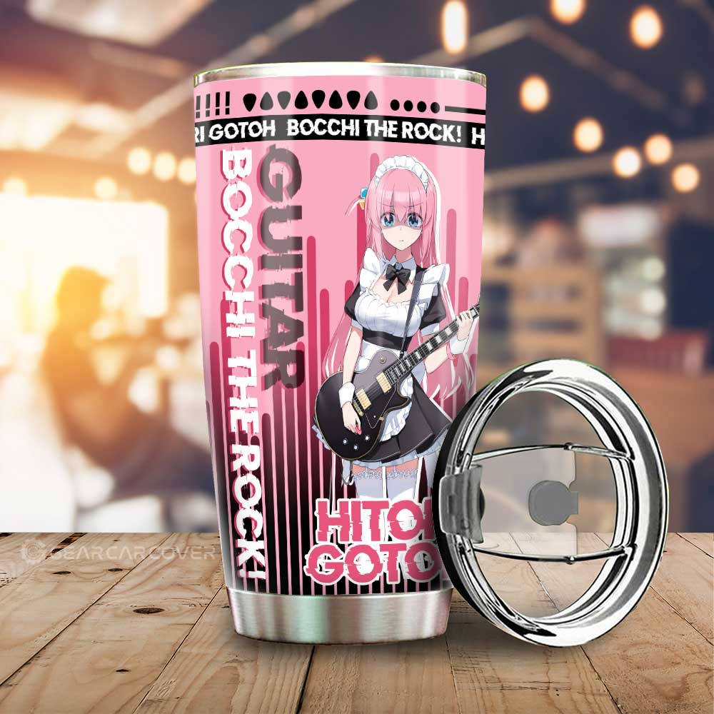 Hitori Gotoh Stainless Steel Anime Tumbler Cup Custom Bocchi the Rock! Anime