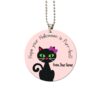 Hope Your Halloween Is Purr-fect Black Cat Ornament Custom Name Car Accessories