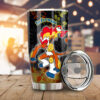 Infernape Stainless Steel Anime Tumbler Cup Custom Tie Dye Style Anime