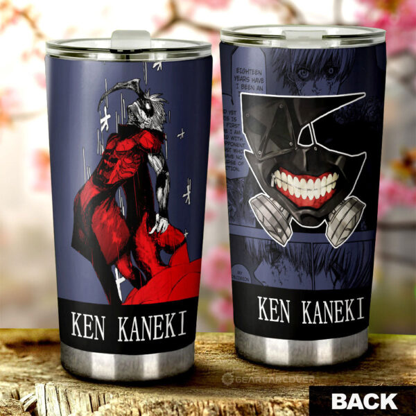 Ken Kaneki Stainless Steel Anime Tumbler Cup Custom Tokyo Ghoul Anime