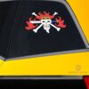 Kid Pirates Flag Car Sticker Custom One Piece Anime Car Accessories