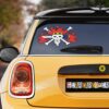 Kid Pirates Flag Car Sticker Custom One Piece Anime Car Accessories