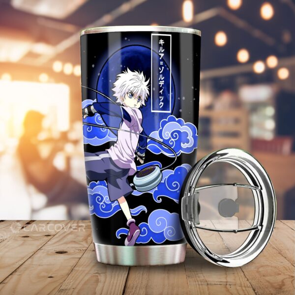 Killua Zoldyck Stainless Steel Anime Tumbler Cup Custom Hunter x Hunter Anime Perfect Gift For Fan