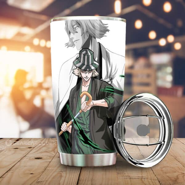 Kisuke Urahara Stainless Steel Anime Tumbler Cup Custom Bleach Anime