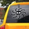 Kuja Pirates Flag Car Sticker Custom One Piece Anime Car Accessories