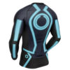 Hooktab Legacy Uniform Tron Long Sleeve Rash Guard Compression Cosplay Anime Gym Shirt