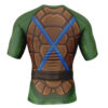 Hooktab Leonardo Teenage Mutant Ninja Turtles Short Sleeve Rash Guard Compression Shirt Cosplay Anime Gym Shirt