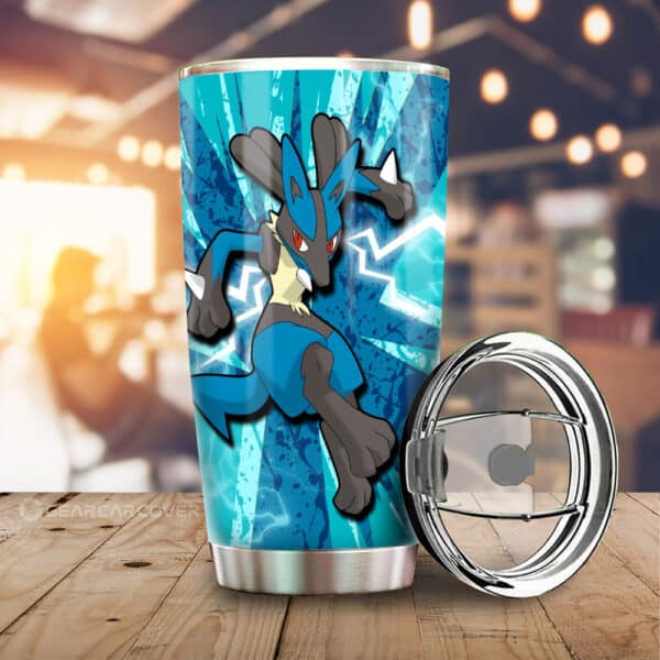 Lucario Stainless Steel Anime Tumbler Cup Custom