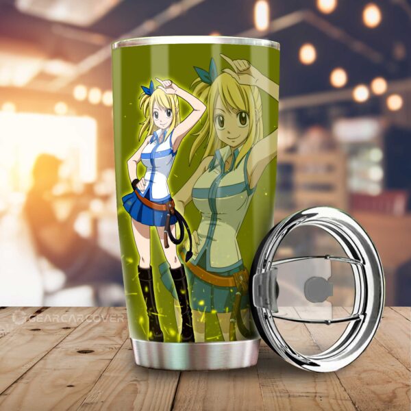 Lucy Heartfilia Stainless Steel Anime Tumbler Cup Custom Fairy Tail Anime