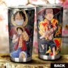 Luffy And ACE Stainless Steel Anime Tumbler Cup Custom One Piece Anime