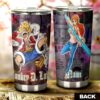 Luffy And Nami Stainless Steel Anime Tumbler Cup Custom One Piece Anime Manga Galaxy Style